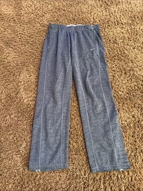 Nike Men's Heather Charcoal Joggers with White Swoosh
